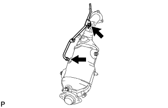 Lexus Is250, Is220D. Gse20 Ale20.2Ad-Fhv Emission Control.Emission Control System.Exhaust Manifold Converter  Installation