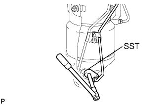 Lexus Is250, Is220D. Gse20 Ale20.2Ad-Fhv Emission Control.Emission Control System.Exhaust Gas Temperature Sensor  Removal