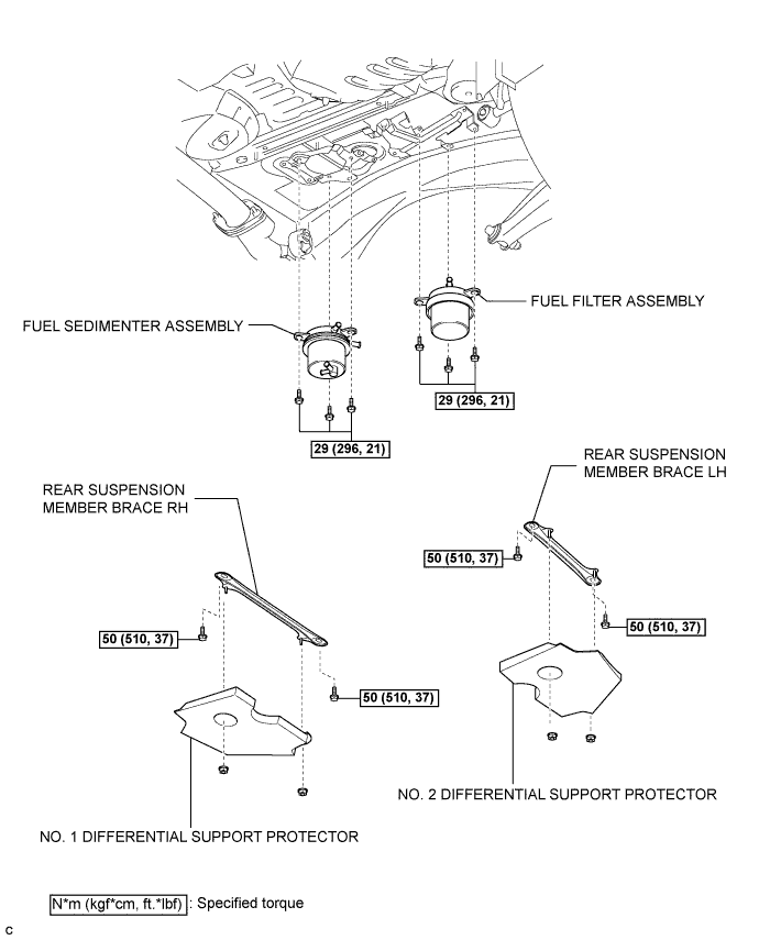 Lexus Is250, Is220D. Gse20 Ale20.2Ad-Fhv Fuel.Fuel System.Fuel Filter  Components