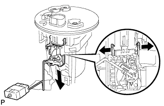 Lexus Is250, Is220D. Gse20 Ale20.Meter.Meter / Gauge System.Fuel Sender Gauge Assembly (For 2Ad-Fhv)  Removal