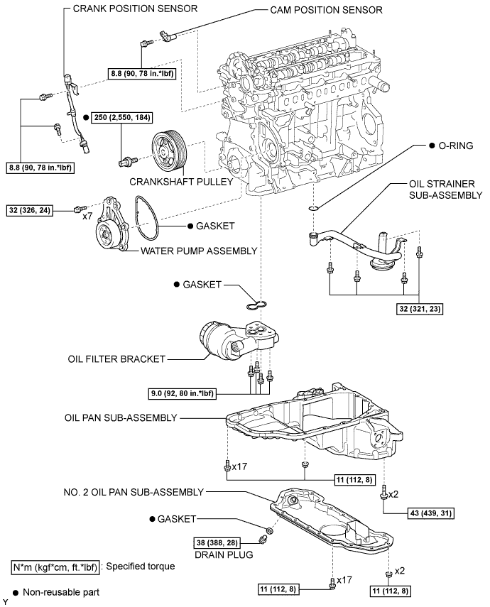 Lexus Is250, Is220D. Gse20 Ale20.2Ad-Fhv Lubrication.Lubrication System.Oil Pump  Components