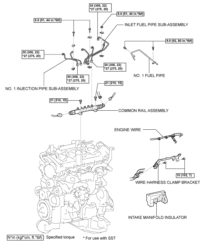 Lexus Is250, Is220D. Gse20 Ale20.2Ad-Fhv Lubrication.Lubrication System.Engine Oil Cooler  Components