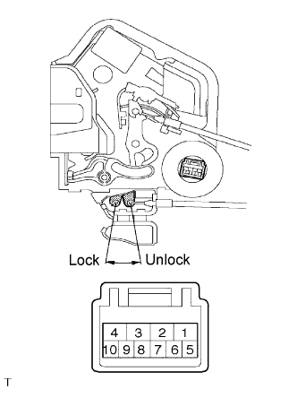 Lexus Is250, Is220D. Gse20 Ale20.Door Lock.Power Door Lock Control System.Power Door Lock Control System  Rear Double Lock Motor Lh Circuit