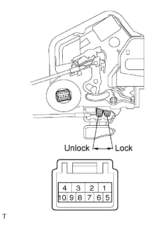 Lexus Is250, Is220D. Gse20 Ale20.Door Lock.Power Door Lock Control System.Power Door Lock Control System  Rear Double Lock Position Switch Rh Circuit