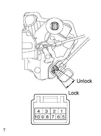 Lexus Is250, Is220D. Gse20 Ale20.Door Lock.Power Door Lock Control System.Power Door Lock Control System  Driver Side Double Lock Motor Circuit