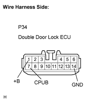 Lexus Is250, Is220D. Gse20 Ale20.Door Lock.Power Door Lock Control System.Power Door Lock Control System  Door Opening Relay Power Source Circuit