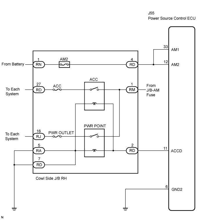 Lexus Is250, Is220D. Gse20 Ale20.2Ad-Fhv Starting.Starting System.Entry And Start System  Power Source Mode Does Not Change To On (Acc)