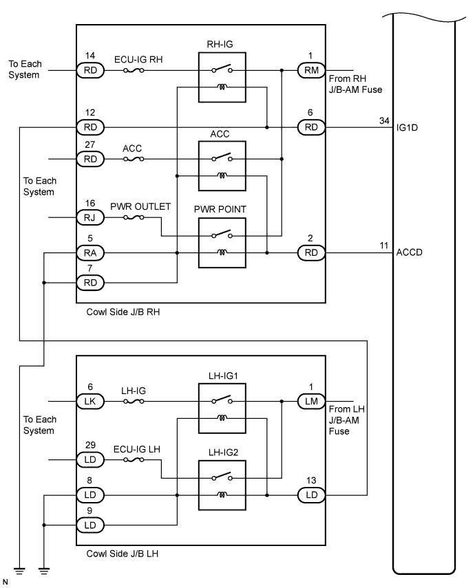Lexus Is250, Is220D. Gse20 Ale20.2Ad-Fhv Starting.Starting System.Entry And Start System  Power Source Mode Does Not Change To On (Ig And Acc)