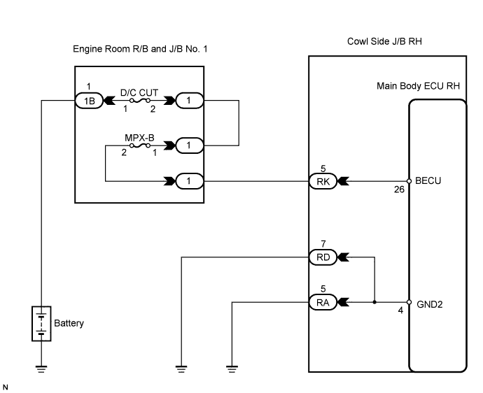 Lexus Is250, Is220D. Gse20 Ale20.Theft Deterrent.Theft Deterrent System (W/ Intrusion Sensor).Theft Deterrent System (W/ Intrusion Sensor)  Ecu Power Source Circuit