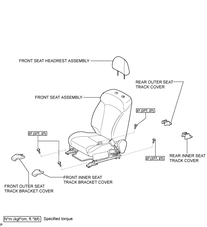 Lexus Is250, Is220D. Gse20 Ale20.Seat Belt.Occupant Detection Sensor (For Manual Seat).Occupant Detection Sensor (For Manual Seat)  Components