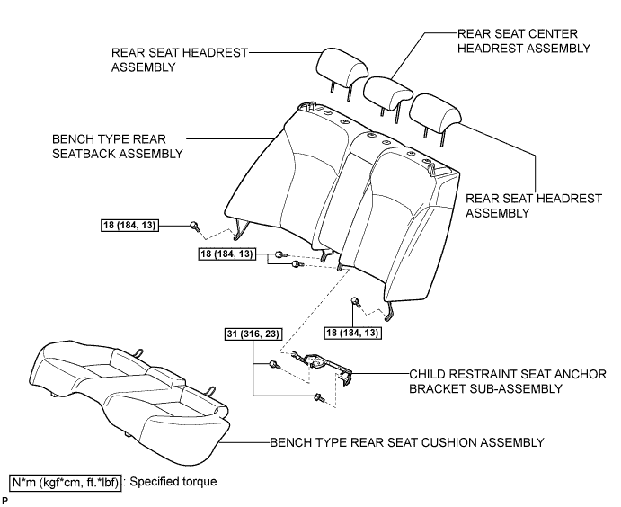 Lexus Is250, Is220D. Gse20 Ale20.Seat Belt.Occupant Detection Sensor (For Manual Seat).Child Restraint Seat Anchor Bracket  Components