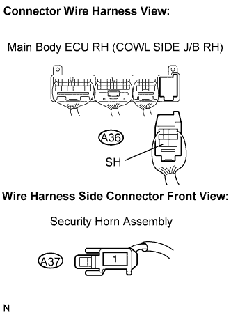 Lexus Is250, Is220D. Gse20 Ale20.Theft Deterrent.Theft Deterrent System (W/ Intrusion Sensor).Theft Deterrent System (W/O Intrusion Sensor)  Security Horn Circuit