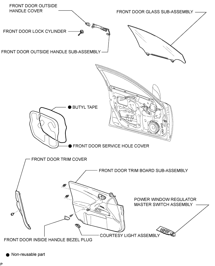 Lexus Is250, Is220D. Gse20 Ale20.Door Lock.Power Door Lock Control System.Entry Lock And Unlock Switch  Components