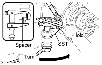 Lexus Is250, Is220D. Gse20 Ale20.Differential.Differential System.Rear Differential Carrier (For 2Ad-Fhv)  Removal