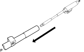 Lexus Is250, Is220D. Gse20 Ale20.Steering Column.Steering System.Steering Column Assembly (For Manual Tilt)  Disassembly