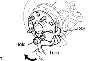 Lexus Is250, Is220D. Gse20 Ale20.Axle.Axle System.Rear Axle Hub Bolt  Replacement