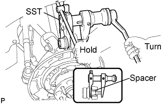 Lexus Is250, Is220D. Gse20 Ale20.Differential.Differential System.Rear Differential Carrier (For 2Ad-Fhv)  Removal