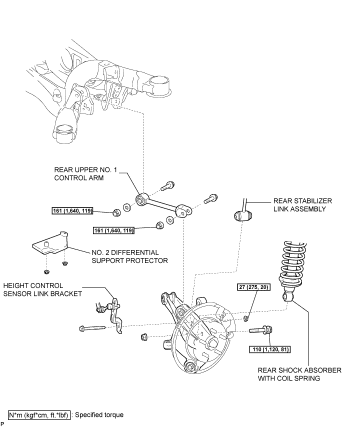 Lexus Is250, Is220D. Gse20 Ale20.Suspension.Suspension System.Rear Upper No. 1 Control Arm  Components
