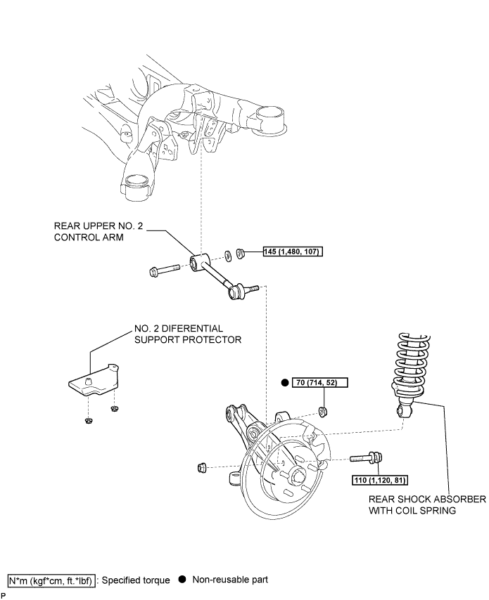 Lexus Is250, Is220D. Gse20 Ale20.Suspension.Suspension System.Rear Upper No. 2 Control Arm  Components