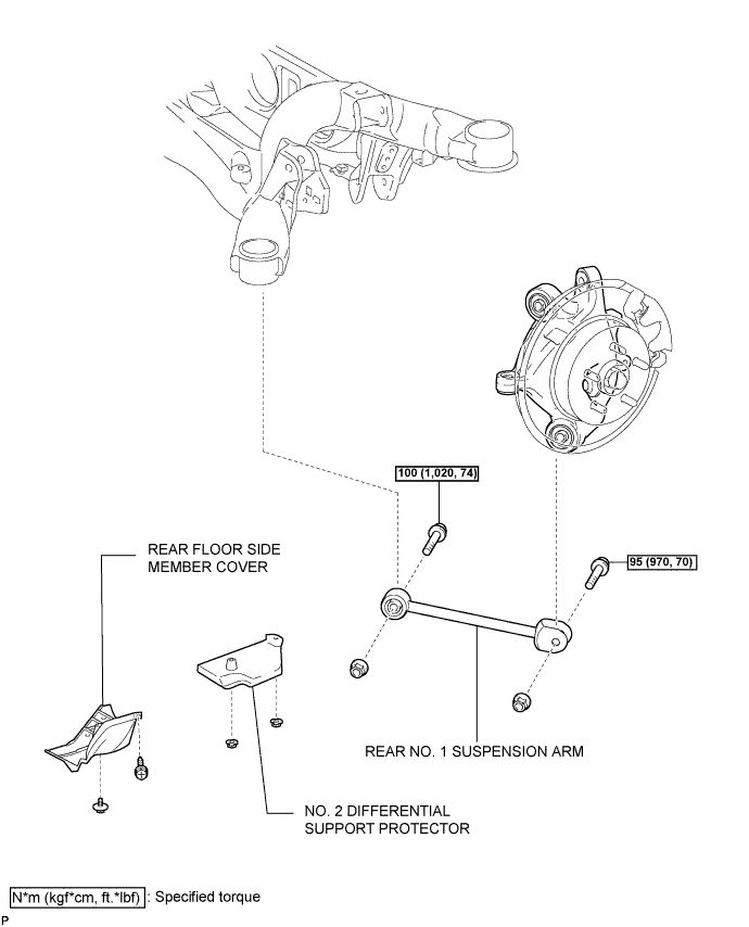 Lexus Is250, Is220D. Gse20 Ale20.Suspension.Suspension System.Rear No. 1 Suspension Arm  Components