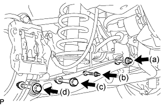 Lexus Is250, Is220D. Gse20 Ale20.Suspension.Suspension System.Rear No. 2 Suspension Arm  Removal