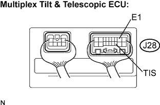 Lexus Is250, Is220D. Gse20 Ale20.Steering Column.Steering System.
Dtc
  B2610  Tilt Position Sensor Or Tilt Motor Circuit Malfunction