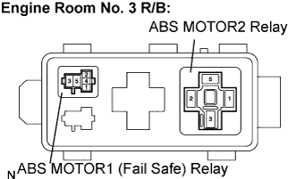 Lexus Is250, Is220D. Gse20 Ale20.Brake Control.Vehicle Stability Control System (W/ Vdim).
Dtc
  C0273/13  Open In Abs Motor Relay Circuit