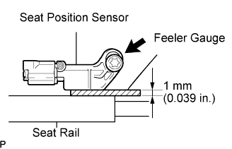 Lexus Is250, Is220D. Gse20 Ale20.Supplemental Restraint System.Airbag System.Seat Position Sensor  Installation