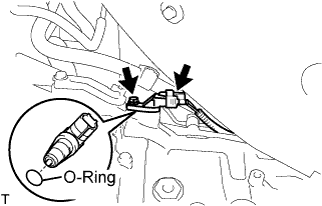 Lexus Is250, Is220D. Gse20 Ale20.A960E Automatic Transmission.Automatic Transmission System.Speed Sensor  Installation