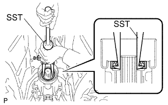 Lexus Is250, Is220D. Gse20 Ale20.A960E Automatic Transmission.Automatic Transmission System.Extension Housing Rear Oil Seal  Removal