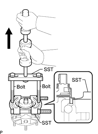 Lexus Is250, Is220D. Gse20 Ale20.Brake Control.Vehicle Stability Control System (W/ Vdim).Front Speed Sensor  Removal