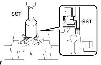 Lexus Is250, Is220D. Gse20 Ale20.Brake Control.Vehicle Stability Control System (W/ Vdim).Front Speed Sensor  Installation