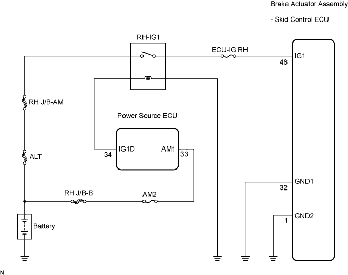 Lexus Is250, Is220D. Gse20 Ale20.Brake Control.Vehicle Stability Control System (W/ Vdim).
Dtc
  C1241/41  Low Battery Positive Voltage