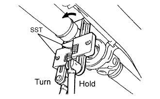 Lexus Is250, Is220D. Gse20 Ale20.Propeller Shaft.Propeller Shaft System.Rear Propeller Shaft Assembly (For 2Ad-Fhv)  Installation