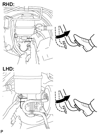 Lexus Is250, Is220D. Gse20 Ale20.Brake Control.Vehicle Stability Control System (W/ Vdim).Brake Actuator  Installation