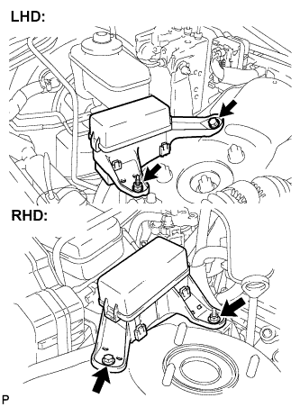 Lexus Is250, Is220D. Gse20 Ale20.Brake Control.Vehicle Stability Control System (W/ Vdim).Brake Actuator  Installation