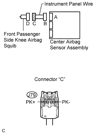 Lexus Is250, Is220D. Gse20 Ale20.Supplemental Restraint System.Airbag System.
Dtc
  B1865/65  Short In Front Passenger Side Knee Airbag Squib Circuit