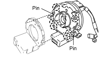 Lexus Is250, Is220D. Gse20 Ale20.Supplemental Restraint System.Airbag System.Spiral Cable  Removal
