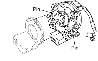 Lexus Is250, Is220D. Gse20 Ale20.Supplemental Restraint System.Airbag System.Spiral Cable  Installation