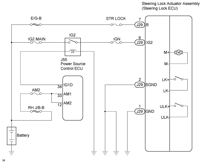 Lexus Is250, Is220D. Gse20 Ale20.Steering Column.Steering System.
Dtc
  B2788  Ig2 Signal Malfunction