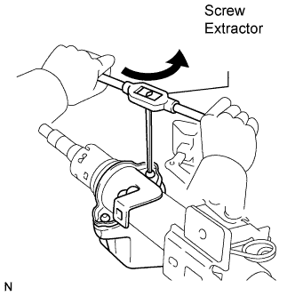 Lexus Is250, Is220D. Gse20 Ale20.Steering Column.Steering System.Steering Column Assembly (For Manual Tilt)  Disassembly