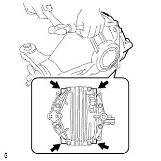 Lexus Is250, Is220D. Gse20 Ale20.Differential.Differential System.Rear Differential Carrier (For 2Ad-Fhv)  Disassembly