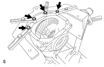 Lexus Is250, Is220D. Gse20 Ale20.Differential.Differential System.Rear Differential Carrier (For 2Ad-Fhv)  Disassembly