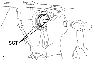 Lexus Is250, Is220D. Gse20 Ale20.Differential.Differential System.Rear Differential Carrier (For 2Ad-Fhv)  Disassembly