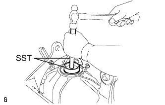 Lexus Is250, Is220D. Gse20 Ale20.Differential.Differential System.Rear Differential Carrier (For 2Ad-Fhv)  Disassembly