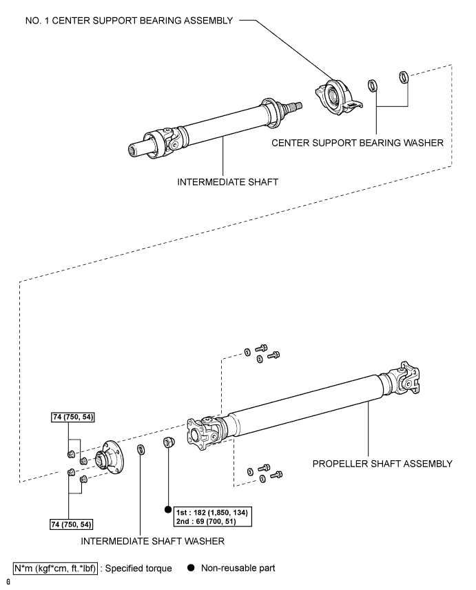 Lexus Is250, Is220D. Gse20 Ale20.Propeller Shaft.Propeller Shaft System.Rear Propeller Shaft Assembly  Components