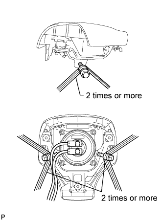 Lexus Is250, Is220D. Gse20 Ale20.Supplemental Restraint System.Airbag System.Steering Pad  Disposal