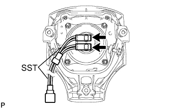 Lexus Is250, Is220D. Gse20 Ale20.Supplemental Restraint System.Airbag System.Steering Pad  Disposal