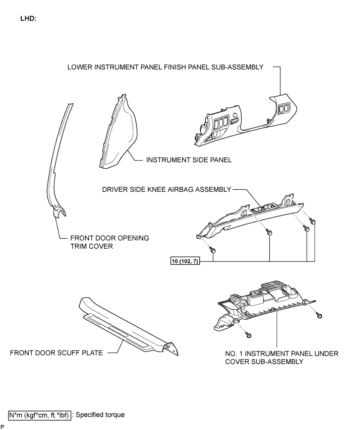 Lexus Is250, Is220D. Gse20 Ale20.Brake.Brake System.Brake Pedal  Components