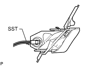 Lexus Is250, Is220D. Gse20 Ale20.Supplemental Restraint System.Airbag System.Driver Side Knee Airbag Assembly  Disposal